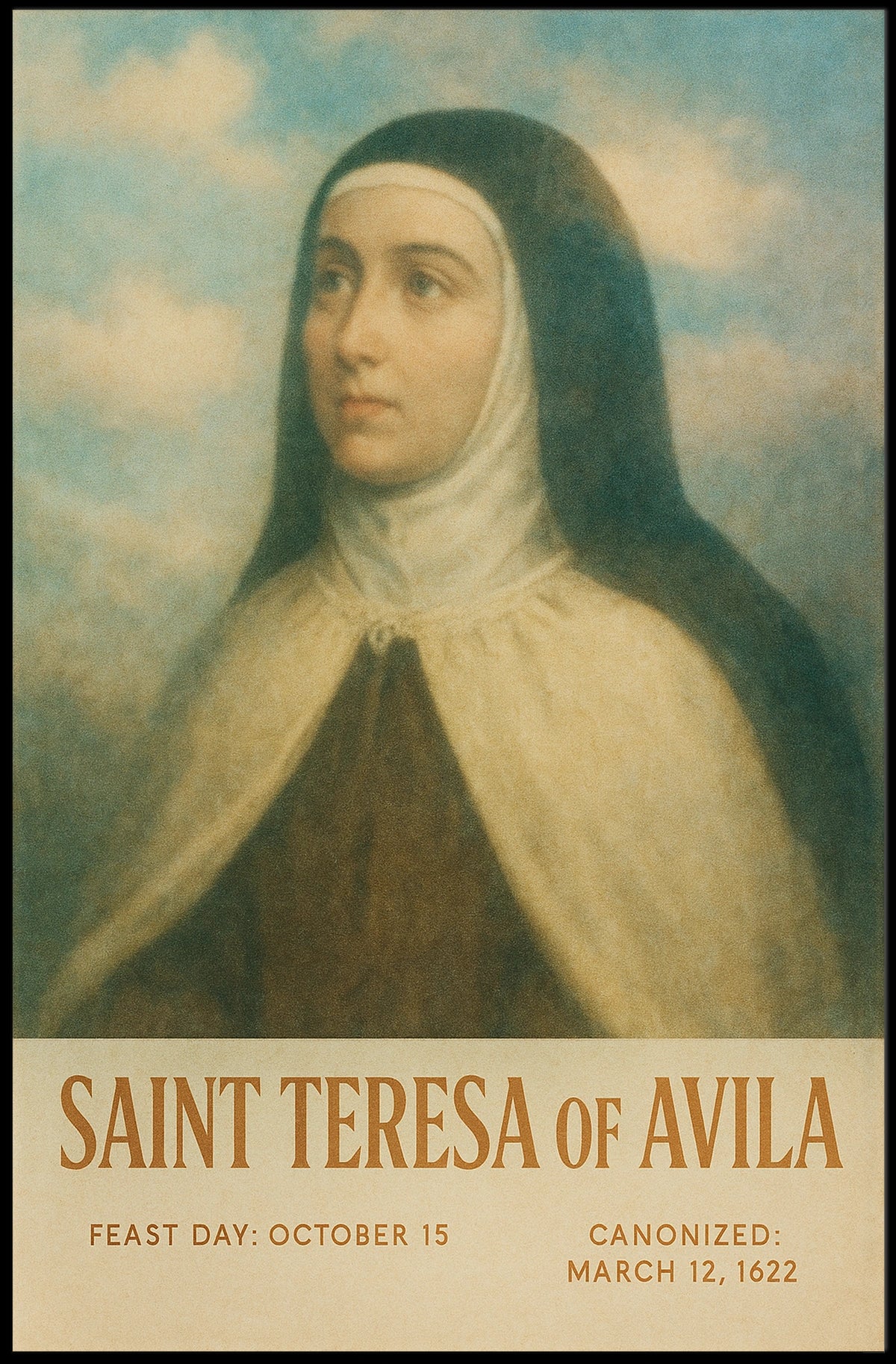 Saint Teresa Of Avila Poster