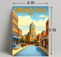 McKinney, Texas Poster PosterGoat