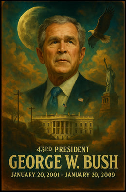 George W. Bush 43rd President Poster