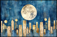 Celestial Skyline Poster