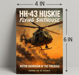 HH-43 Huskie Rotor Guardian of the Firebase Poster PosterGoat