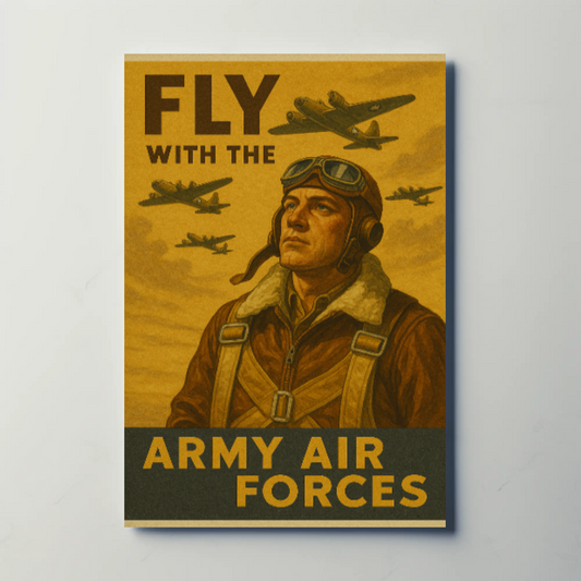 Fly with the Army Air Forces Recruitment Poster