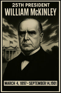 William Mckinley 25Th President Poster