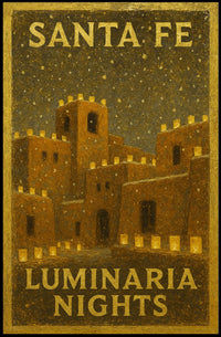 Santa Fe Luminaria Nights Poster