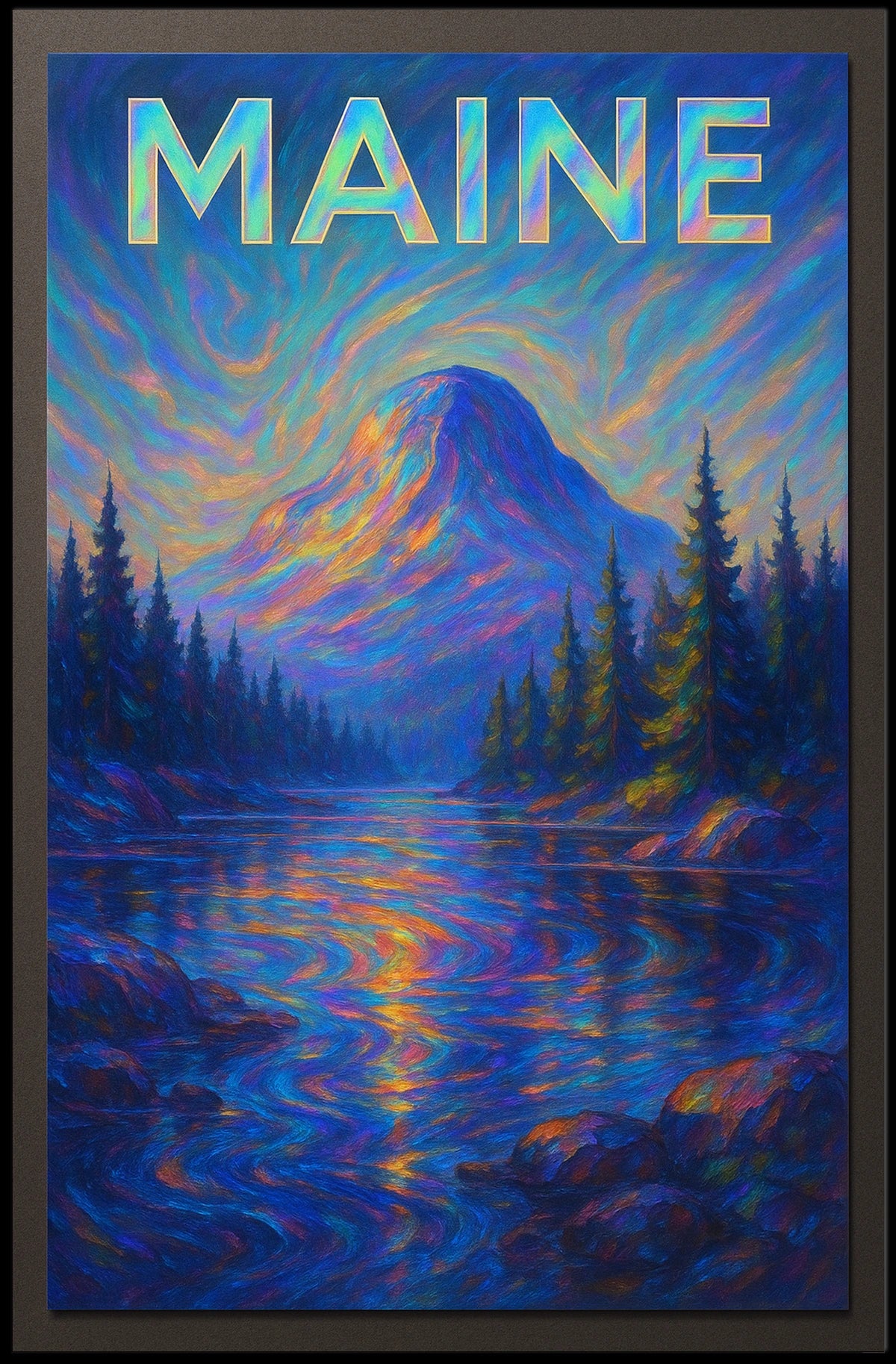 Majestic Maine Landscape Poster