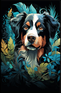Majestic Canine Portrait Poster