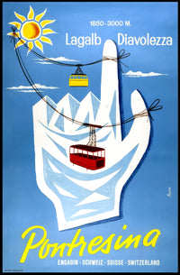 Pontresina Lagalb Diavolezza Poster