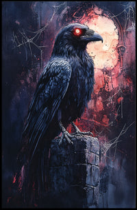 The Enigmatic Raven Poster