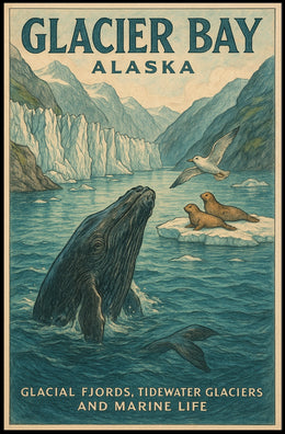 Glacier Bay, Alaska Poster