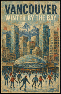 Vancouver Winter By The Bay Poster