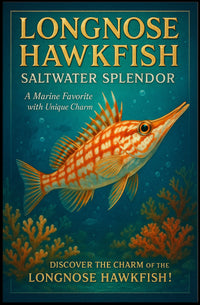Longnose Hawkfish Saltwater Splendor Poster