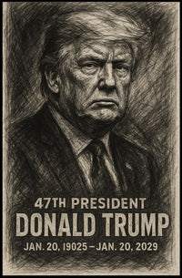 Donald Trump The Unyielding Resolve Poster