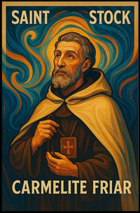 Saint Simon Stock Carmelite Friar Poster
