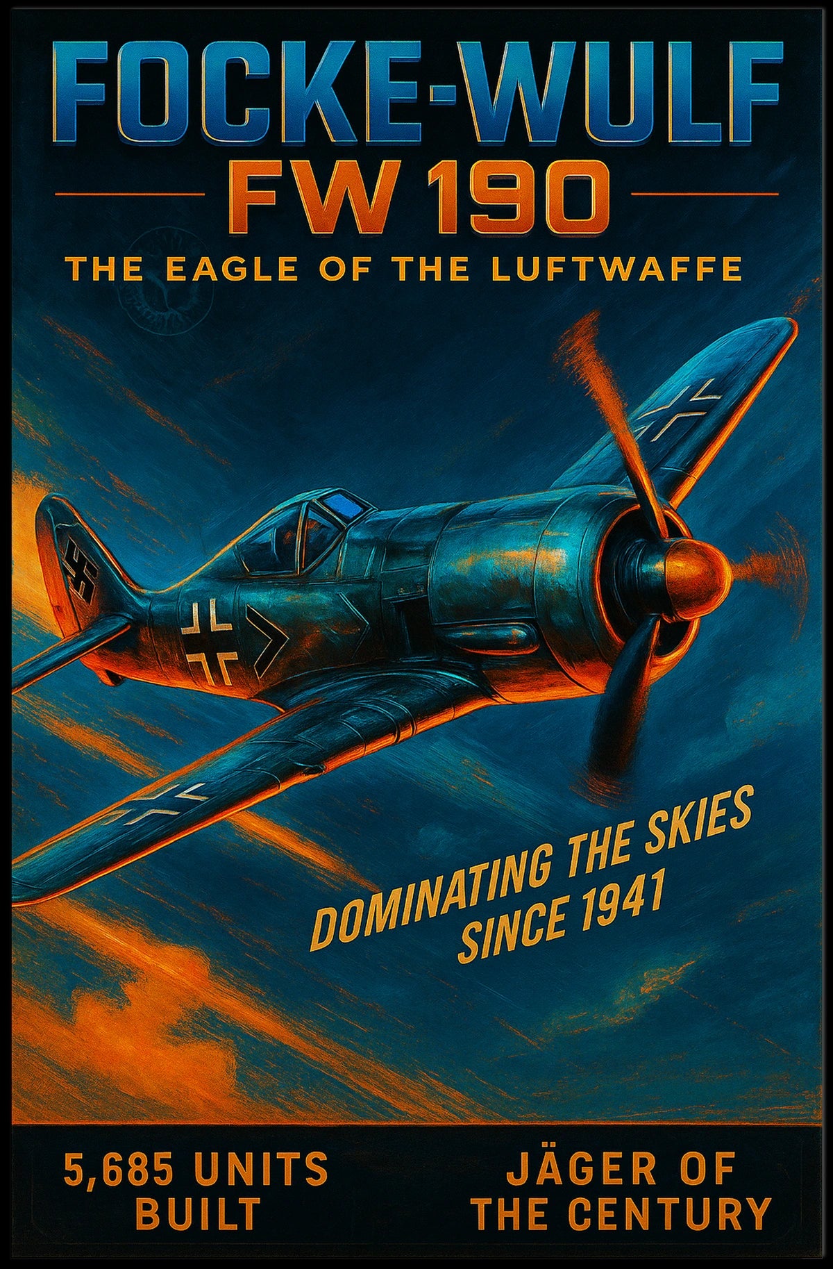 Focke-Wulf Fw 190 The Eagle Of The Poster