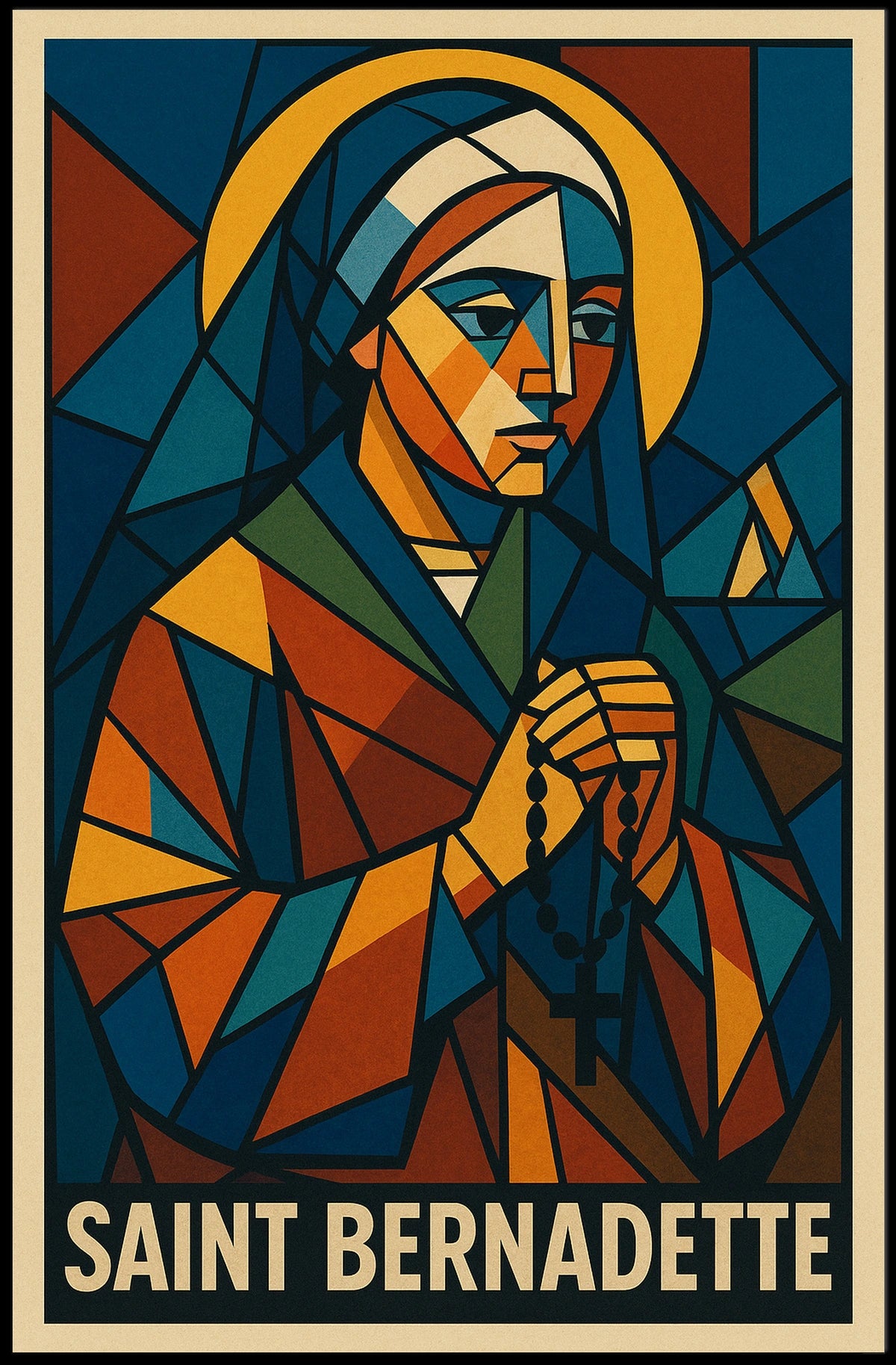 Saint Bernadette Poster