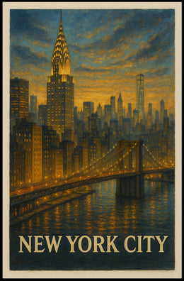 New York City Skyline Poster