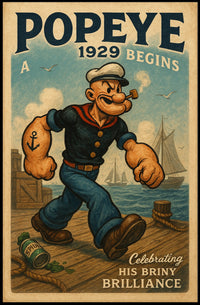 Popeye 1929 Art Poster POP-140