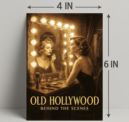 Old Hollywood Behind the Scenes Poster PosterGoat