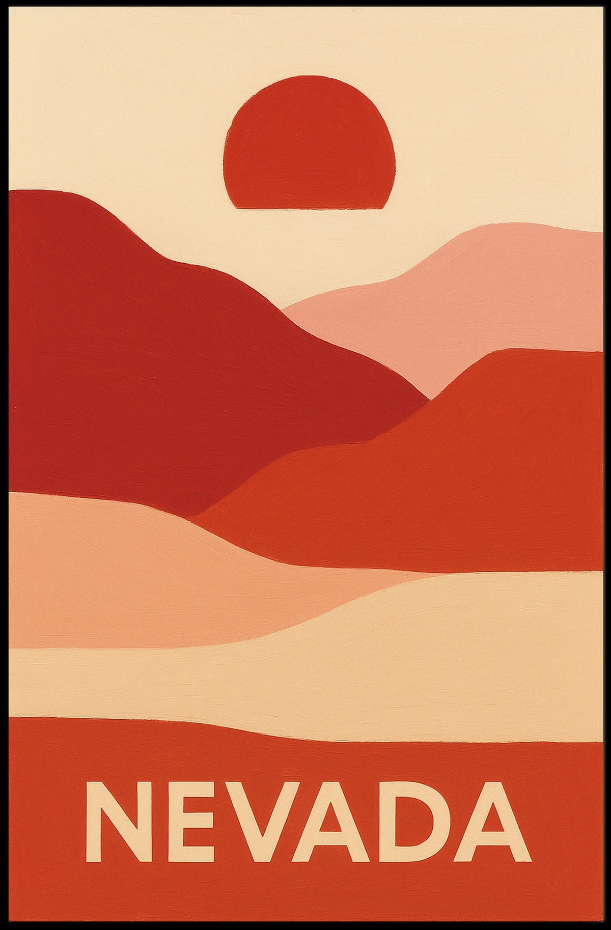 Nevada Sunset Poster