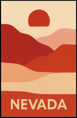 Nevada Sunset Poster