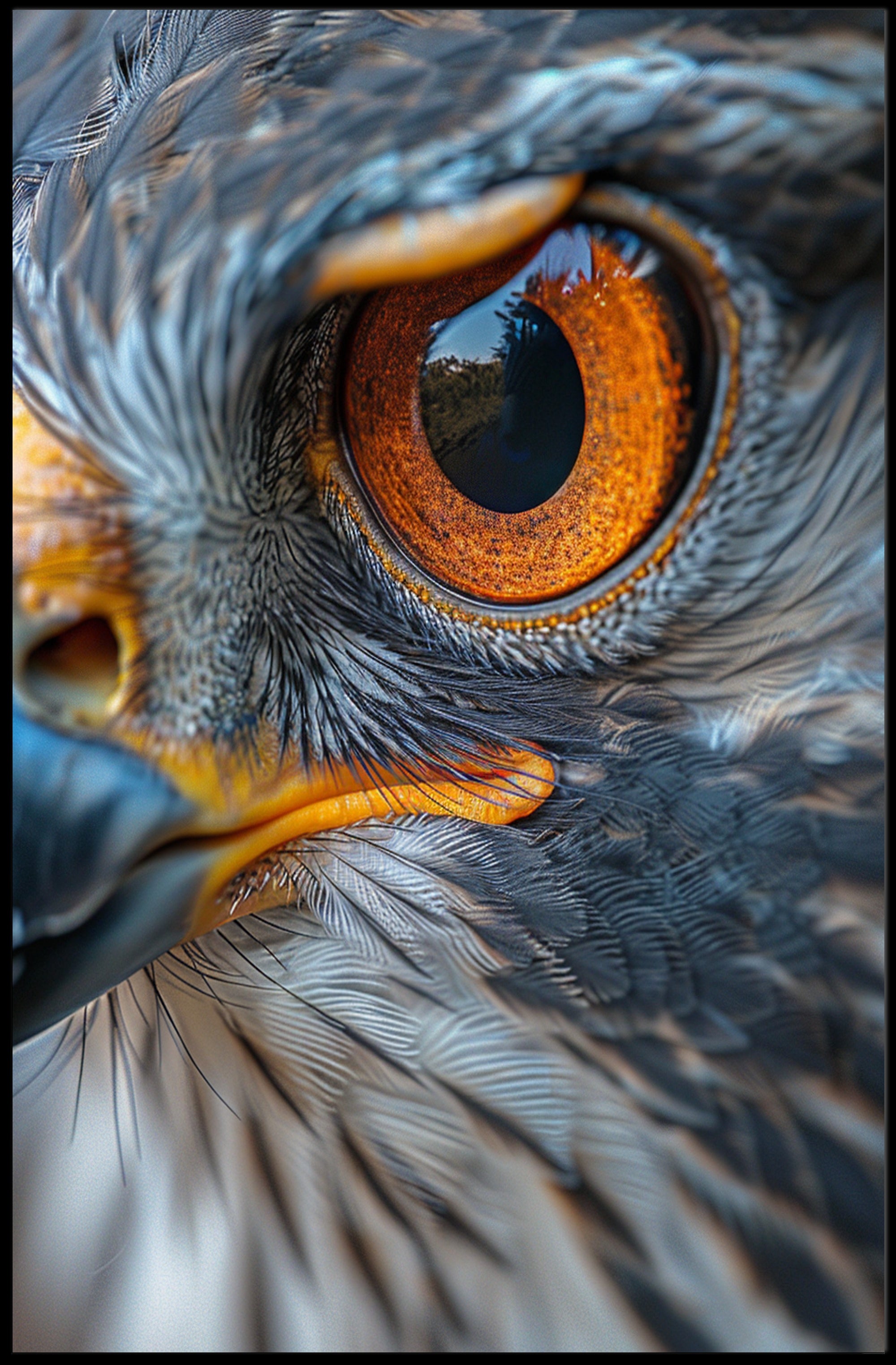 Eye of the Predator: Nature's Intensity Animal Poster PosterGoat