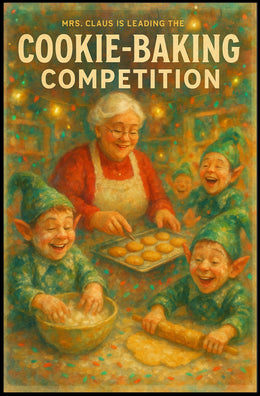 Mrs. ClausS Cookie-Baking Competition Poster