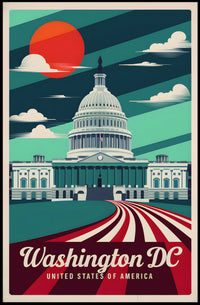 Washington DC Travel Poster