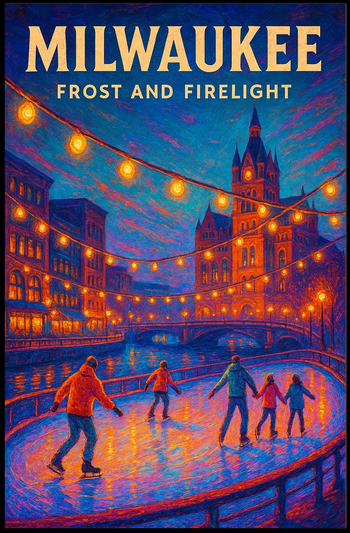 Milwaukee Frost And Firelight Poster