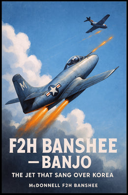 The Jet That Sang Over Korea Poster PosterGoat