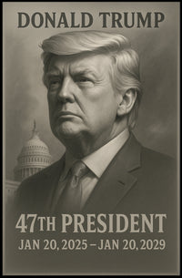 Donald Trump 47th President Poster