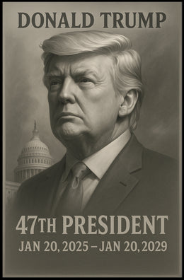 Donald Trump 47th President Poster