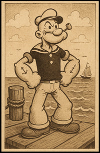 Popeye 1929 Art Poster POP-187