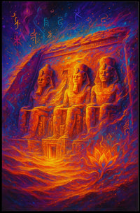 Mystical Egyptian Monuments Poster