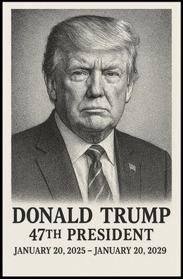 Donald Trump 47th President Poster