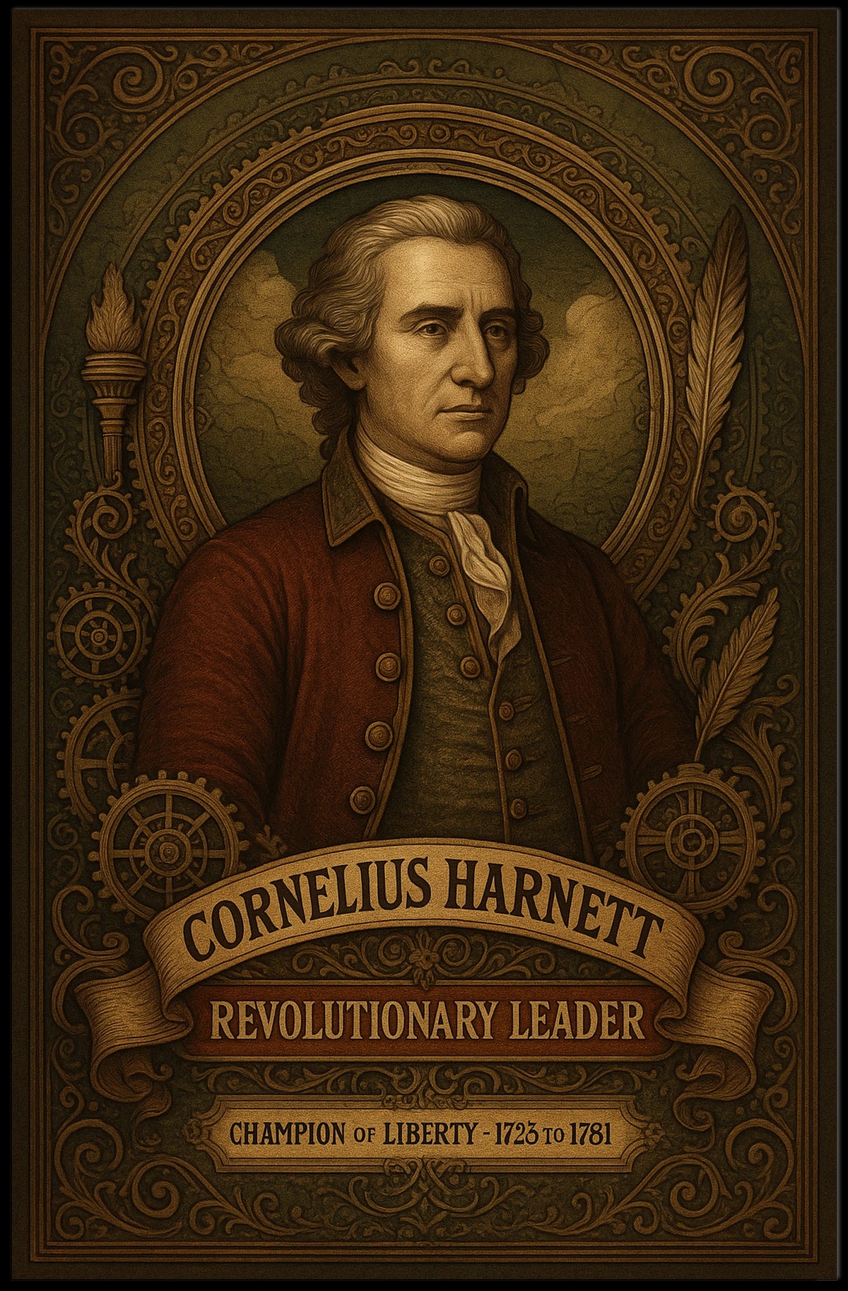 Cornelius Harnett Revolutionary Leader Poster