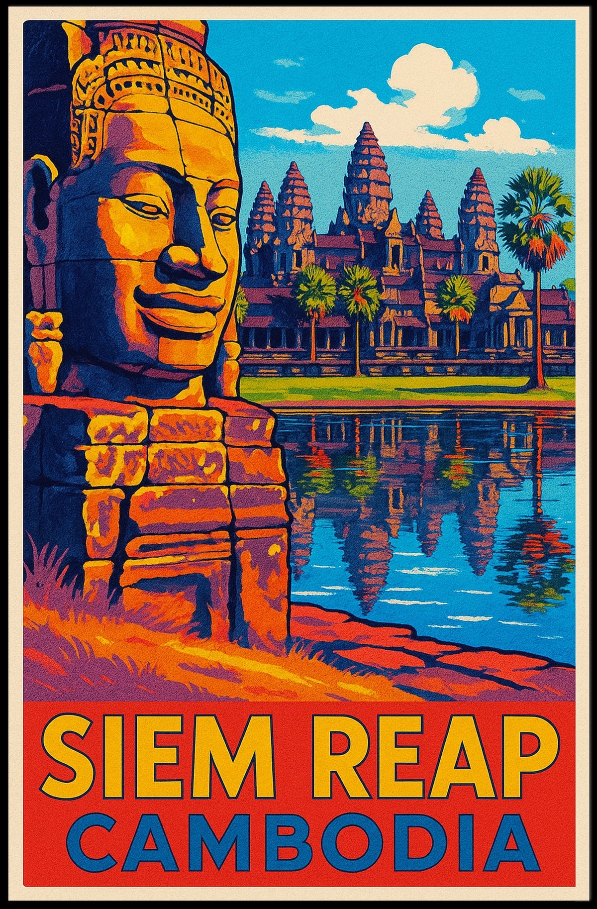 Siem Reap, Cambodia Poster