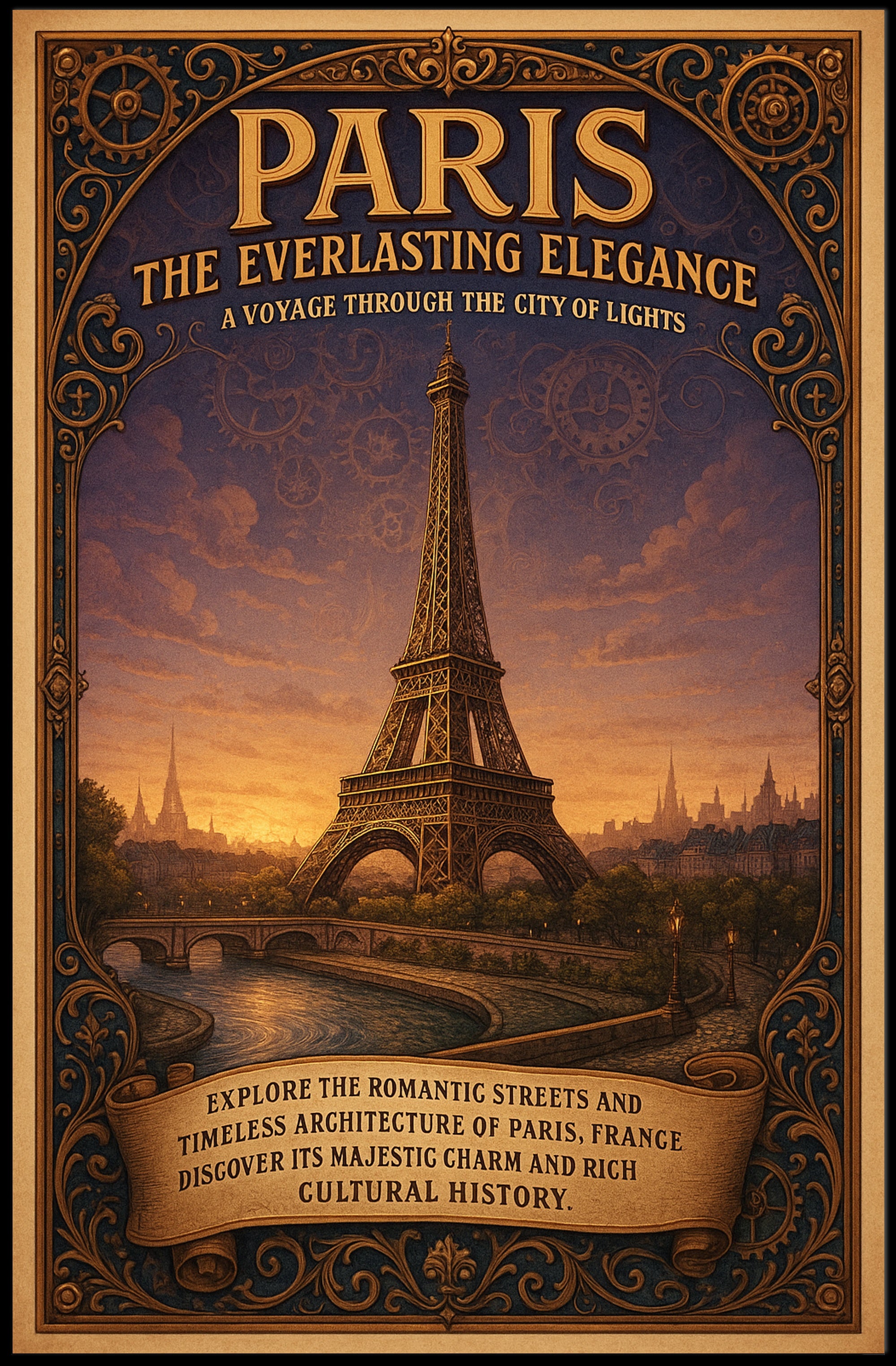 Paris The Everlasting Elegance Poster