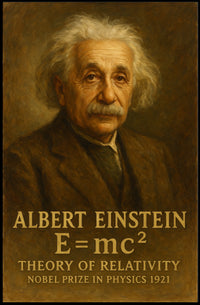Albert Einstein Theory Of Relativity Poster