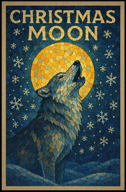 Christmas Moon Poster