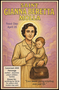 Saint Gianna Beretta Molla Poster PosterGoat