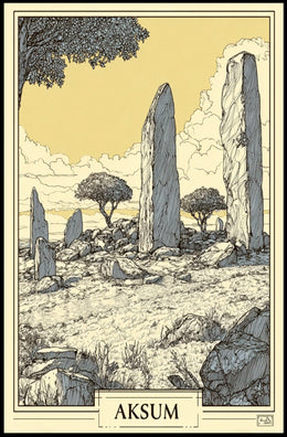 Aksum Ancient Monoliths Poster