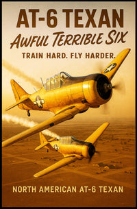 North American AT-6 Texan Poster