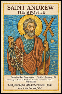 Saint Andrew the Apostle Poster PosterGoat