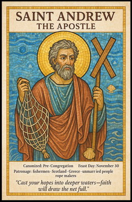 Saint Andrew the Apostle Poster PosterGoat