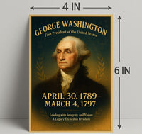 George Washington 1st President Poster PosterGoat
