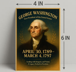 George Washington 1st President Poster PosterGoat