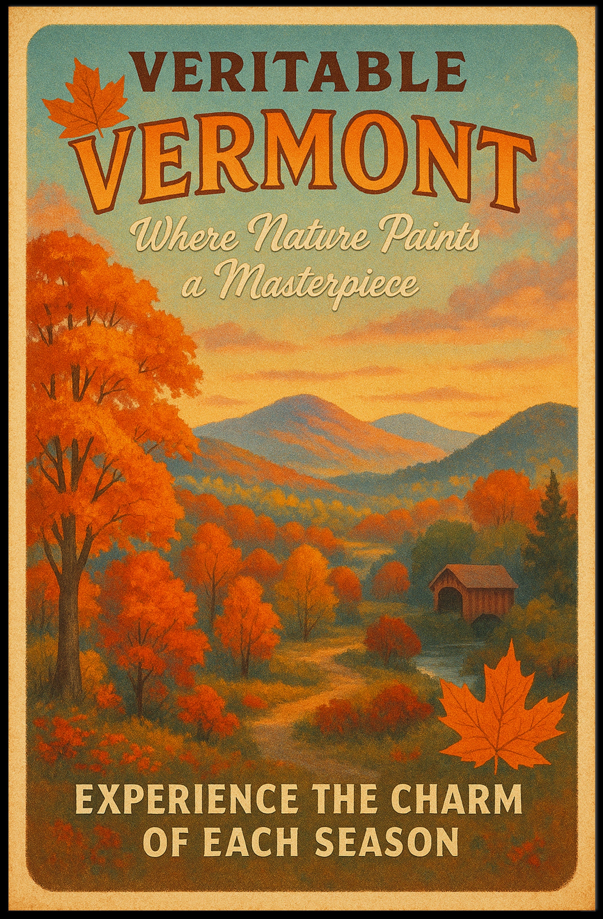 Veritable Vermont Wall Art Print