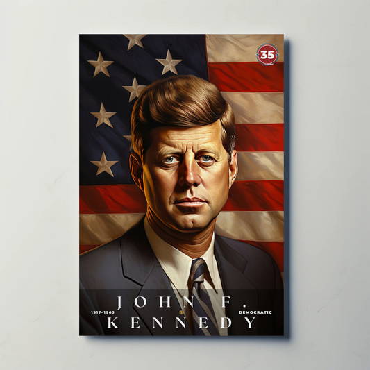 John F. Kennedy 35th President Of The United States Portrait