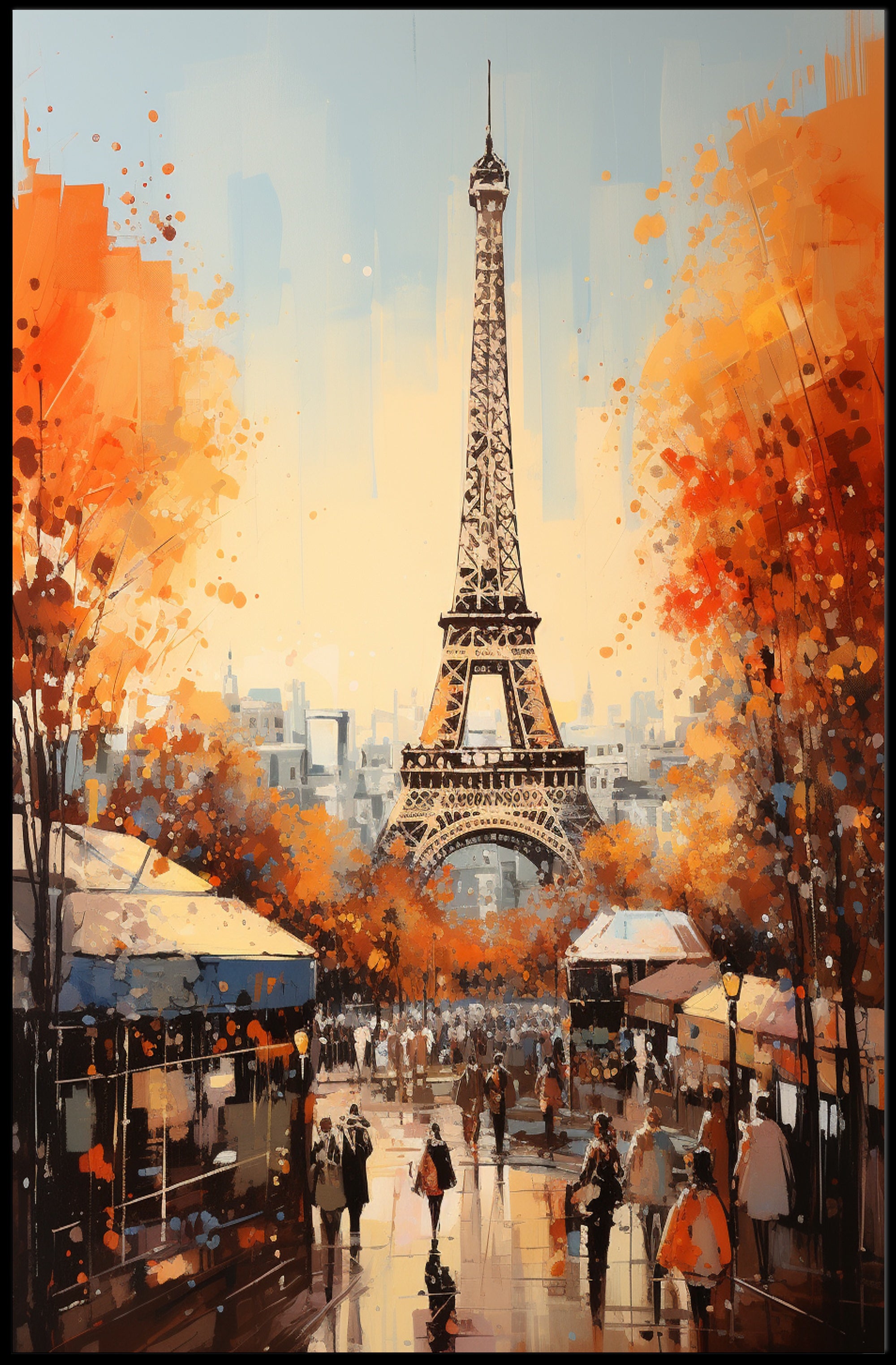 Autumn In Paris Poster