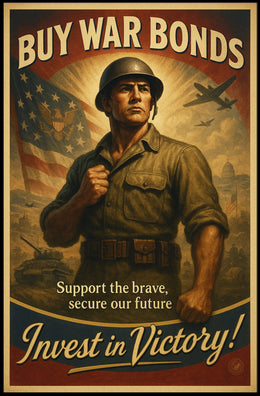 Invest in Victory War Bonds Poster